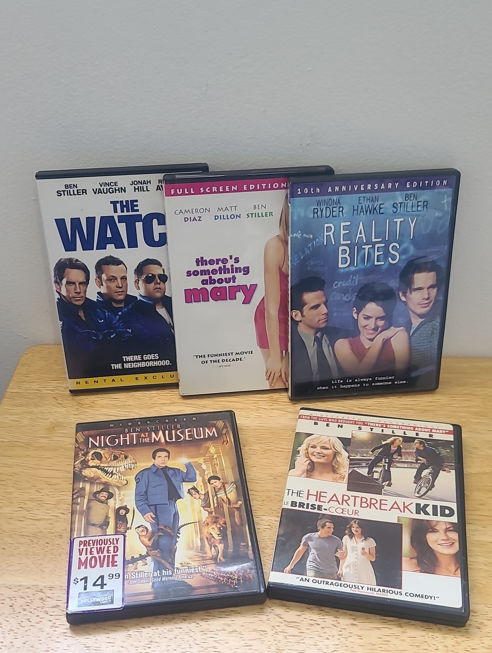 Ben Stiller Movie DVD Bundle